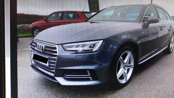 AUDI A4 2017 FRONT BUMPER COMPLETE