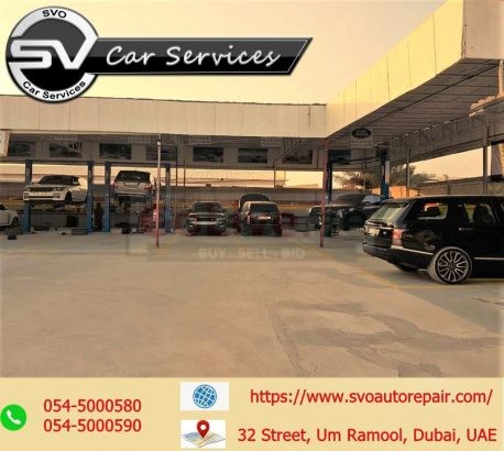 land rover workshop in Sharjah ورشة لاند روفر في الشارقة (Engine Oil Change)