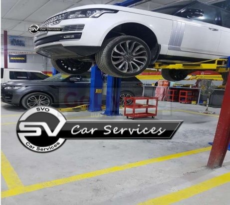 land rover workshop in Sharjah ورشة لاند روفر في الشارقة (Engine Oil Change)