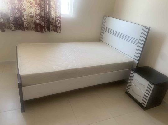 Single bed with mattress