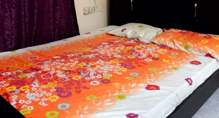 Queen size coat with medicated mattress and in-built storage in good condition