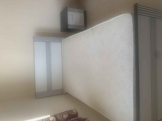 Single bed with mattress