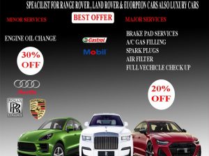 Vogue Auto Services Land rover and Range rover repair workshop & service garage Dubai, UAE