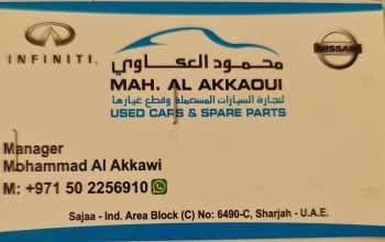 MAH.AL AKKAOUI USED CARS AND SPARE PARTS TR ( PARTS DEALER SHARJAH )