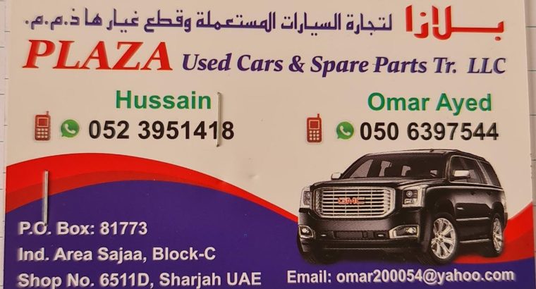 PLAZA USED CARS AND SPARE PARTS TR LLC ( GMC AND CHEVROLET USED PARTS DEALER )