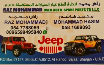 RAZ MOHAMMAD USED AUTO SPARE PARTS TR LLC ( JEEP PARTS )