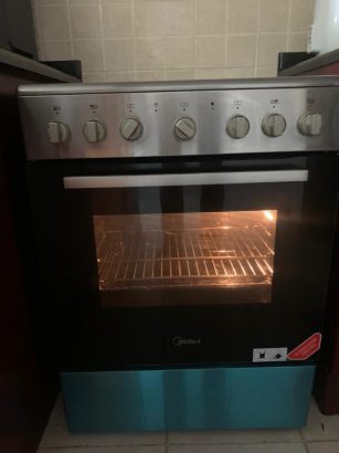 Ceramic induction stove and oven