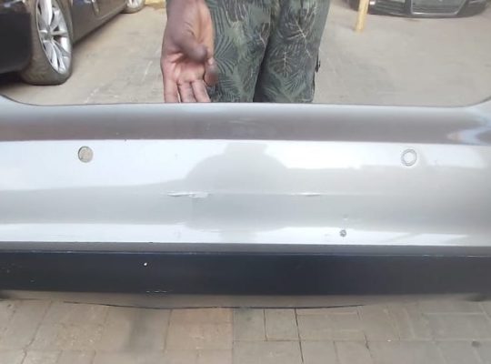 AUDI A6 2005 TO 2008 REAR BUMPER DUAL EXUAST PART NO 4F5807511