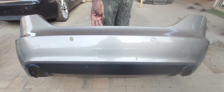 AUDI A6 2005 TO 2008 REAR BUMPER DUAL EXUAST PART NO 4F5807511