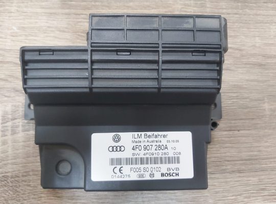 AUDI A6 2005 TO 2008 ONBOARD SUPPLY CONTROL MODULE PART NO 4F0907280A