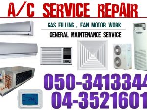 Air Conditioner Ac Service Repair Fixing Installation Gas Filling in Dubai