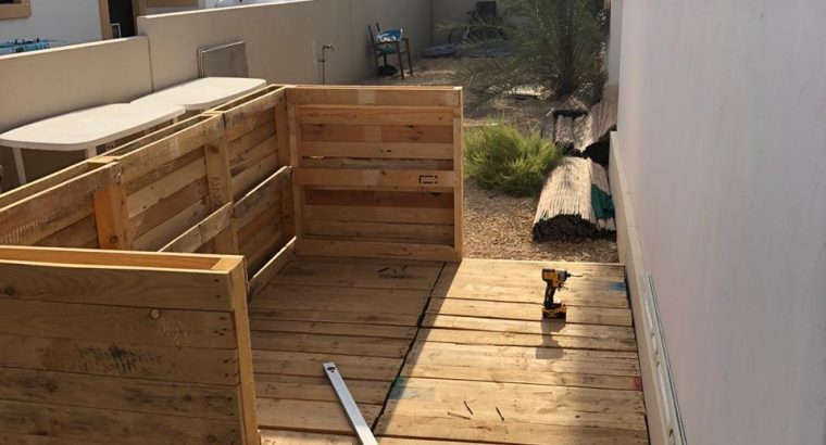 Euro wooden pallets