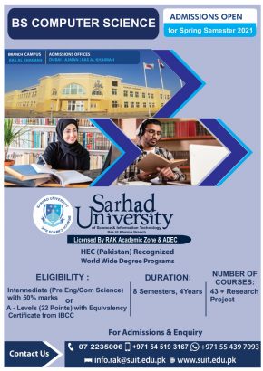 sarhad university of scince&IT RAK