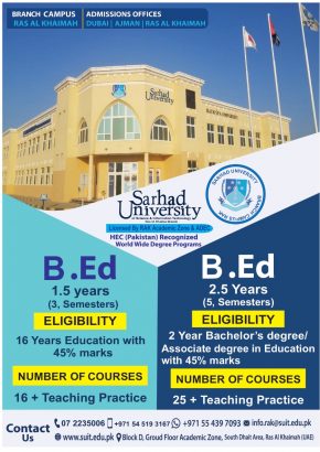 sarhad university of scince&IT RAK