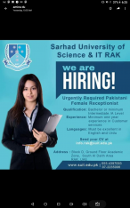 sarhad university of scince&IT RAK