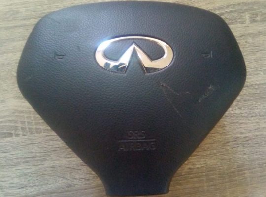 INFINITI G37 G25 G35 2009 TO 2013 SEDAN/COUPE STEERING AIRBAG PART NO K851M JK600 OEM ( Genuine Used Infiniti Parts )
