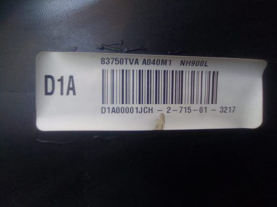 Honda Accord 2018 4dr Rear LH Interior Door Trim Liner Panel PART NO :83750-TVA OEM ( Genuine Used HONDA Parts )