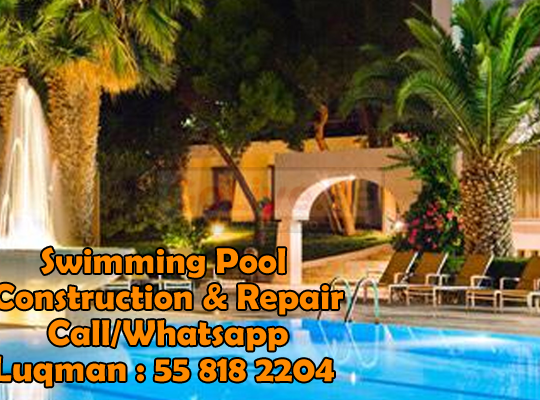 Jumeirah Park Swimming Pool Construction