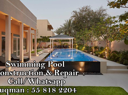 Swimming pool contractor in dubai 0558182204