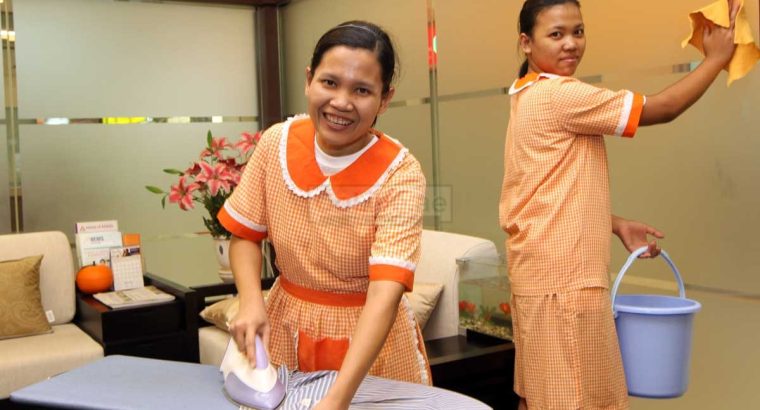 Maid service Available 25AED per hour