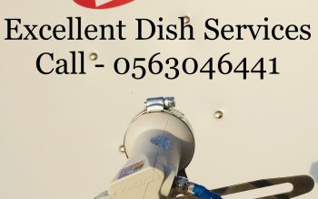 Satellite Iptv 4K Channels Installation 0563046441 Dish Services In JLT