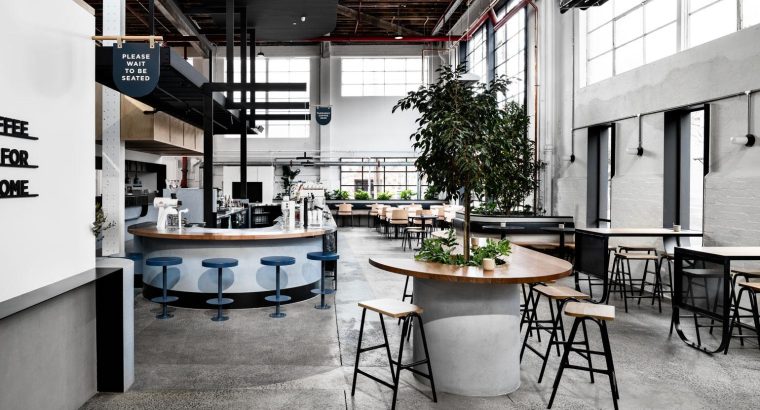 coffee shop interior design ideas ( Al Muntaja Interiors )