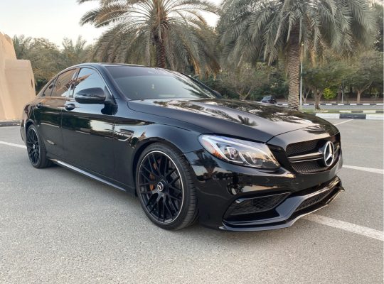 Mercedes Benz C-Class 2016 AED 150,000, Japanese Spec, Good condition, Full Option, Turbo, Sunroof, Navigation System, Fog Lights,