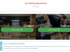 Dubai Muabaya Service ( Car Selling Agreement )
