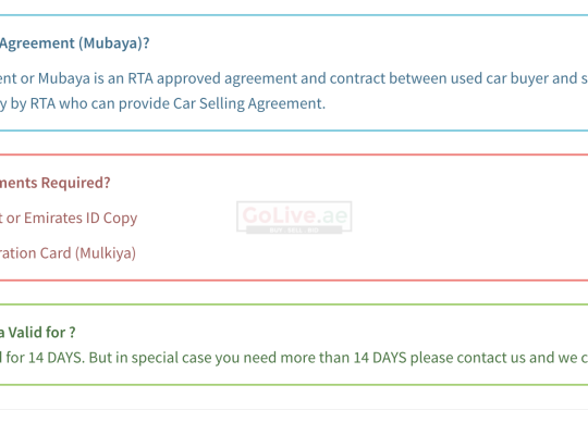 RTA REGISTERED CAR SELLING AGREEMENT OF DUBAI PLATE NUMBER CARS CALL 050 2134 666