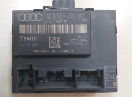 AUDI Q7 2007 TO 2009 BACK RIGHT SIDE DOOR CONTROL MODULE OEM PART NO 4L0959794B ( Genuine Used AUDI Parts )