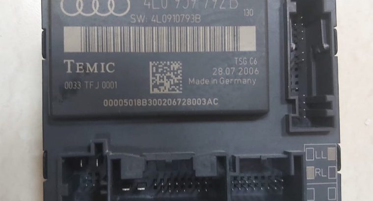 AUDI Q7 2007 TO 2009 FRONT LEFT SIDE DOOR CONTROL MODULE OEM PART NO 4L0959792B ( Genuine Used AUDI Parts )