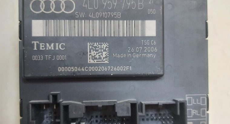 AUDI Q7 2007 TO 2009 BACK LEFT SIDE DOOR CONTROL MODULE OEM PART NO 4L0959795B ( Genuine Used AUDI Parts )