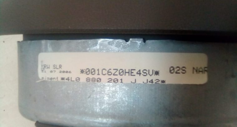 AUDI Q7 2007 2008 2009 STEERING WHEEL AIRBAG OEM PART NO 4L0880201J ( Genuine Used AUDI Parts )