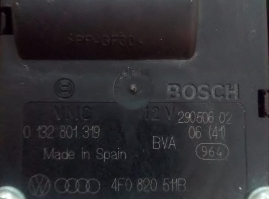 AUDI Q7 A6 2007 TO 2009 HEATER FLAP MOTORS ACTUATOR PART NO 4F0820511B ( Genuine Used AUDI Parts )
