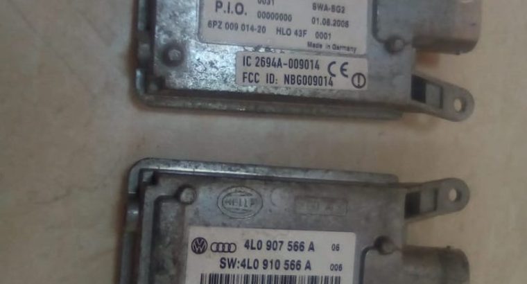 AUDI Q7 2007 2008 2009 LANE CHANGE ASSIST MODULES PART NOS 4L0907568A & 4L0907566A OEM ( Genuine Used AUDI Parts )