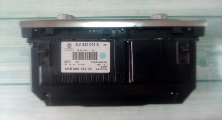 Audi Q7 2007 Climate Control AC & HEATER PANEL PART NO 4L0820043E ( Genuine Used AUDI Parts )