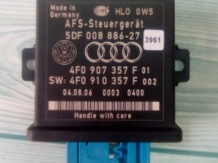 AUDI Q7 2007 TO 2009 ADAPTIVE HEADLIGHT RANGE CONTROL MODULE PART NO 4F0907357F ( Genuine Used AUDI Parts )