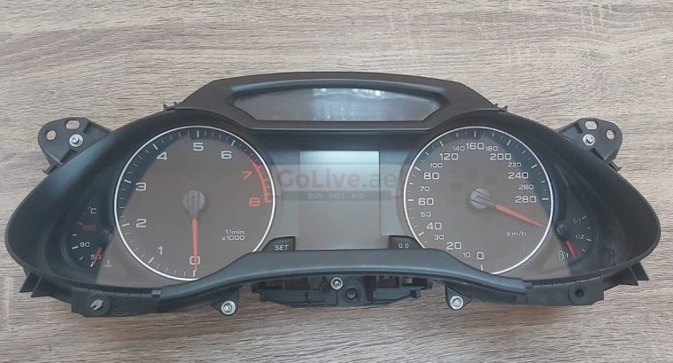 AUDI A4 2009 TO 2012 SPEEDOMETER GAUGE INSTRUMENT CLUSTER PART NO 8K0920900B( Genuine Used AUDI Parts )