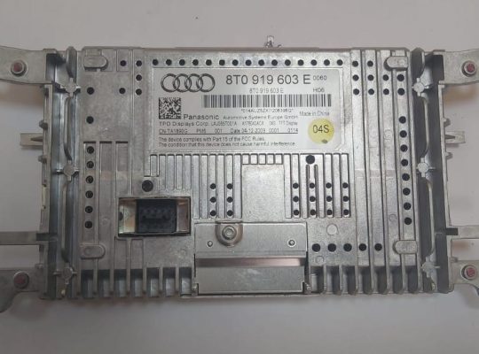 AUDI A4 2009 TO 2012 NAVIGATION DISPLAY SCREEN PART NO 8T0919603E ( Genuine Used AUDI Parts )