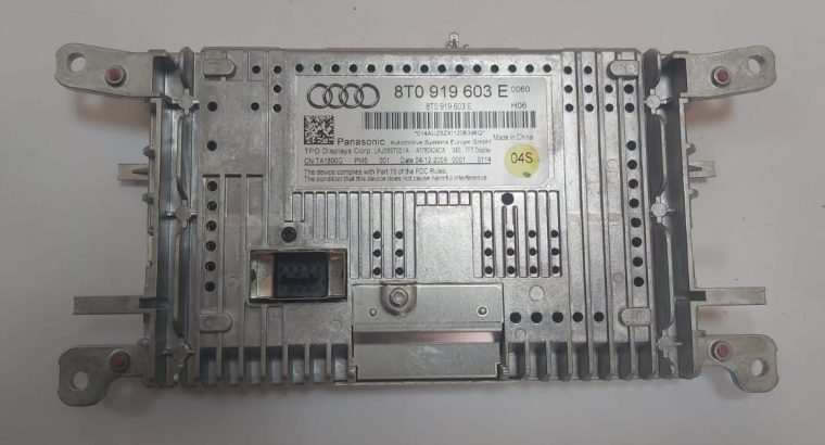 AUDI A4 2009 TO 2012 NAVIGATION DISPLAY SCREEN PART NO 8T0919603E ( Genuine Used AUDI Parts )