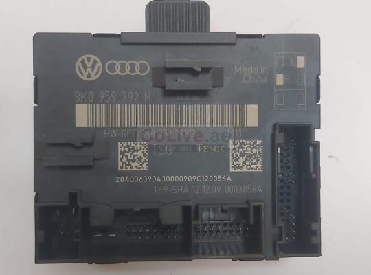Audi A4 S4 A5 S5 Q5 2009 TO 2012 FRONT RIGHT Door Control Module PART NO 8K0959792H ( Genuine Used AUDI Parts )