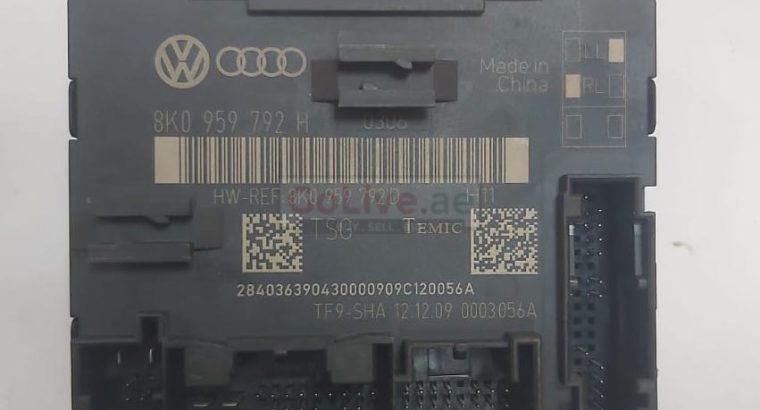 Audi A4 S4 A5 S5 Q5 2009 TO 2012 FRONT RIGHT Door Control Module PART NO 8K0959792H ( Genuine Used AUDI Parts )