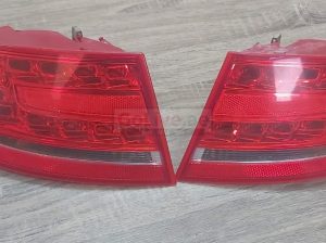 AUDI A4 2009 TO 2012 REAR OUTER TAIL LIGHTS LED RIGHT & LEFT PART NOS 8K5 945 096L & 8K5 945 095L ( Genuine Used AUDI Parts )