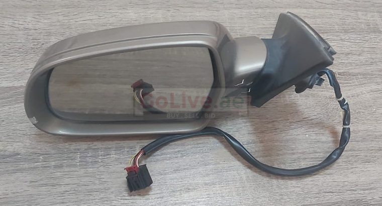 AUDI A4 2009 TO 2012 LHD LEFT SIDE VIEW MIRROR COMPLETE ASSEMBLY WITH INDICATOR ( Genuine Used AUDI Parts )
