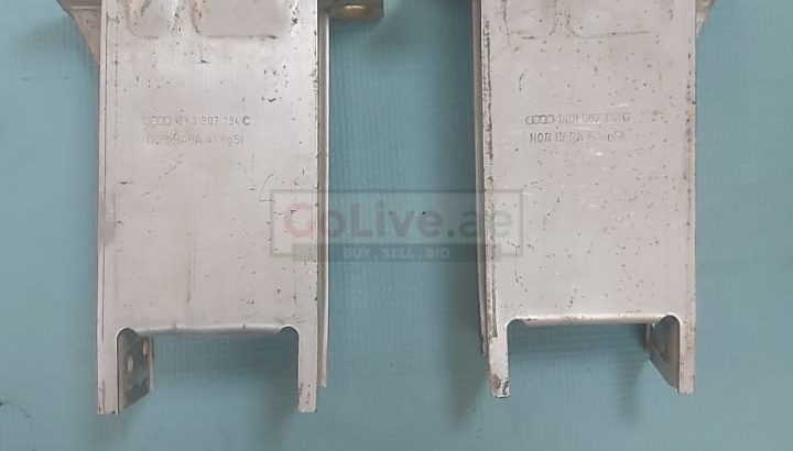 AUDI A4 2009 TO 2012 FRONT BUMPER IMPACT SUPPORT BRACKETS RIGHT & LEFT PART NOS 8K0807134C & 8K0807133C( Genuine Used AUDI Parts )