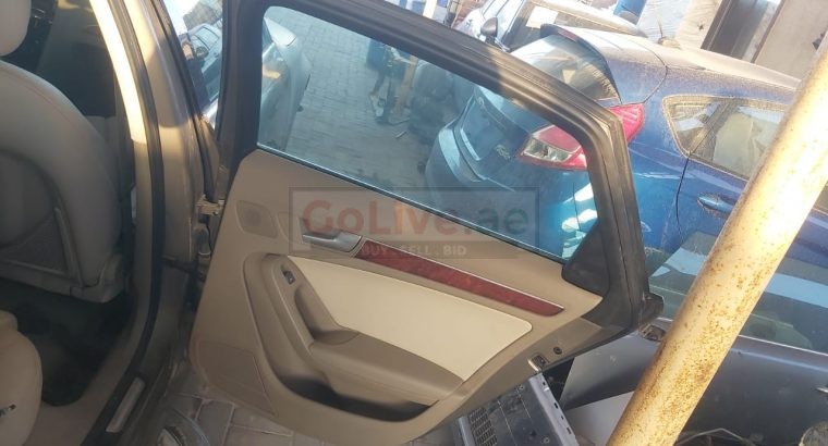 AUDI A4 2009 TO 2012 REAR RIGHT PASSENGER DOOR COMPLETE ASSEMBLY ( Genuine Used AUDI Parts )