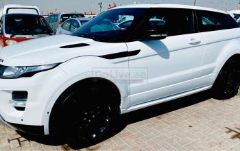 Range Rover Evoque Coupe 2014 AED 77,000, GCC Spec, Good condition, Warranty, Full Option, Sunroof, Navigation System, Fog Lights,