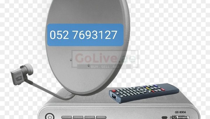 Satellite dish tv Airtel services and installation in sharjah