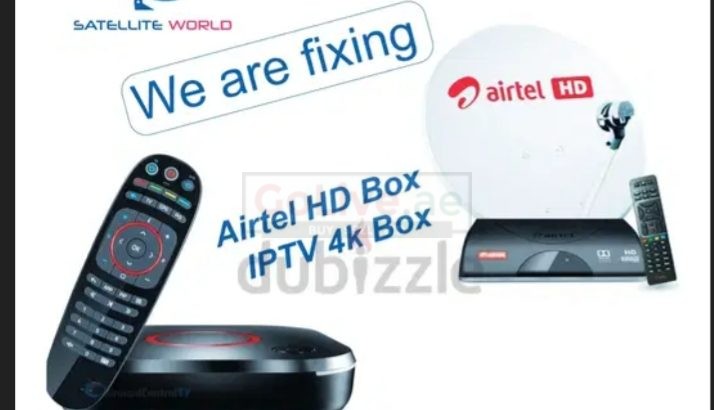 Satellite Airtel dish installation