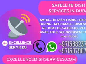 Satellite Dish Installation AND LED Tv Repair Dubai